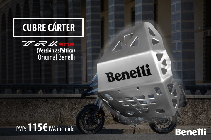 cubre carter Benelli trk 502